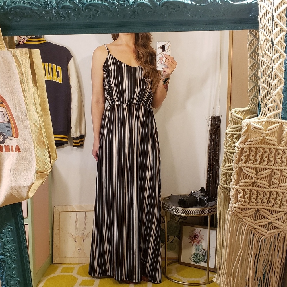 Amaryllis Striped Dress